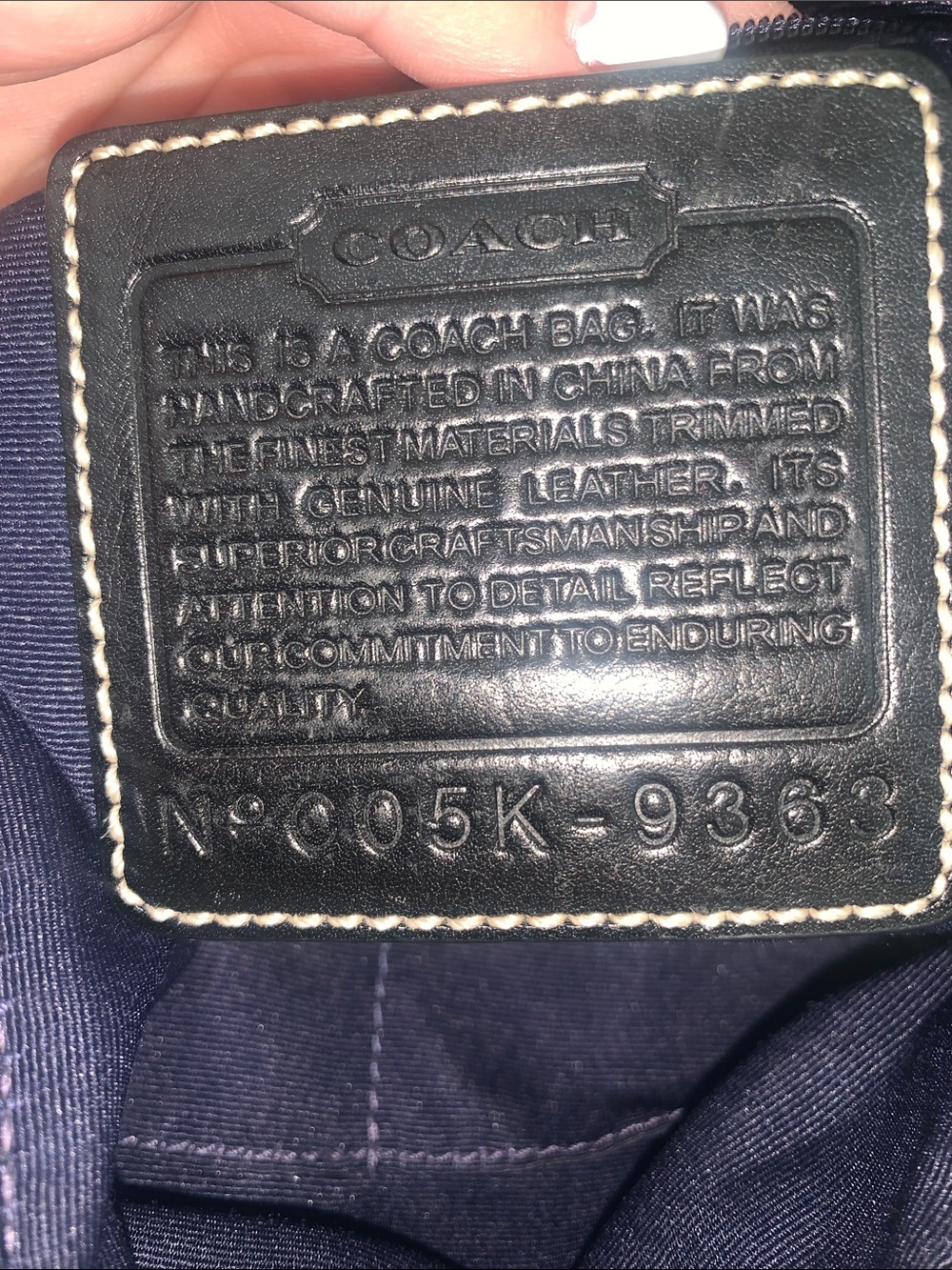 GUC Coach Black Small Shoulder Bag - Picture 9 of 9